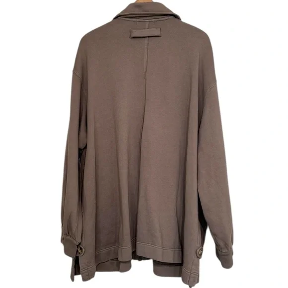 Free People Jacket Alexa Sweatshirt Size XL - Picture 8 of 13